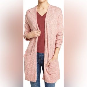 🆕 Madewell Marled Rose Long Duster Cardigan